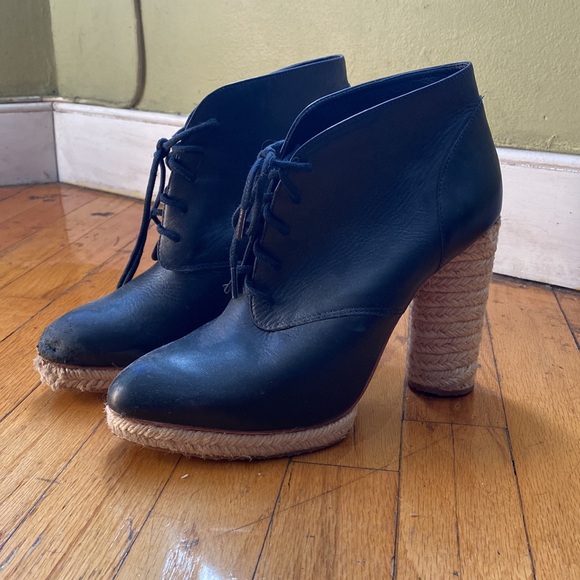 Loeffler Randall Nadia Espadrille Booties 9.5 - Picture 1 of 5